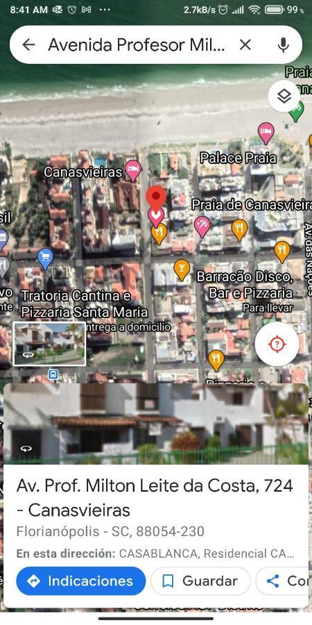 Apartamento na melhor localização de Canasvieiras Pés na areia Florianópolis Esterno foto
